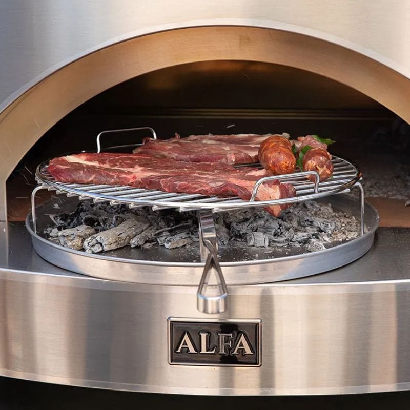 Grilling Meat using the BBQ500 in the Classico Gas Pizza Oven