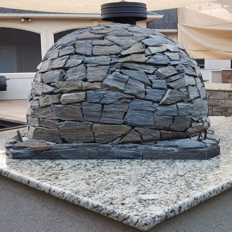 Back details of the Pizzaioli natural stone finish