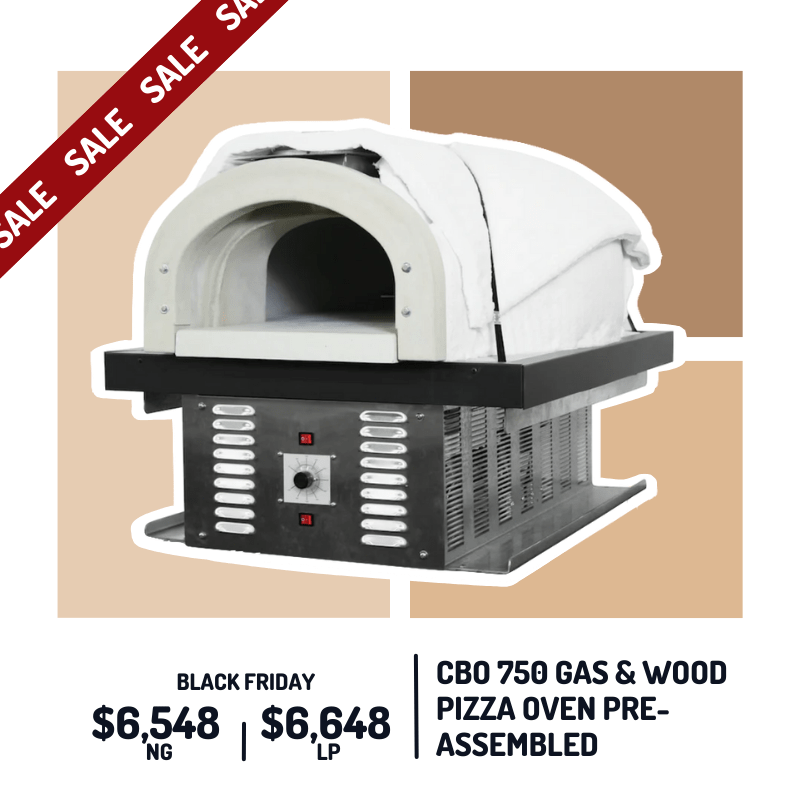 CBO-750 Gas &amp; Wood Pizza Oven (Pre-Assembled)