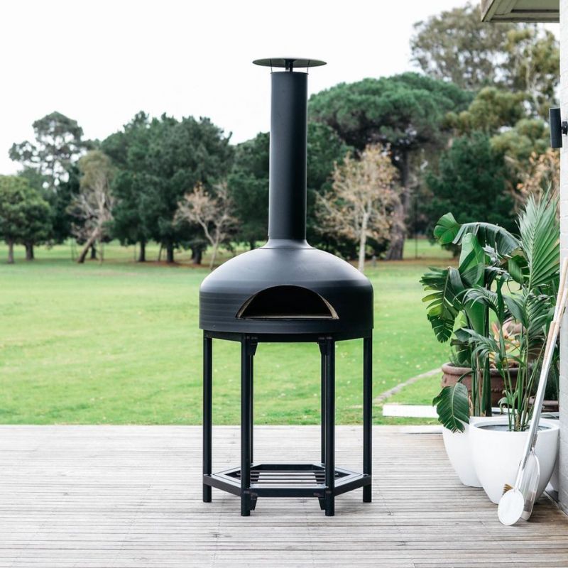 Polito Giotto Wood Fired Oven With Hexa Stand