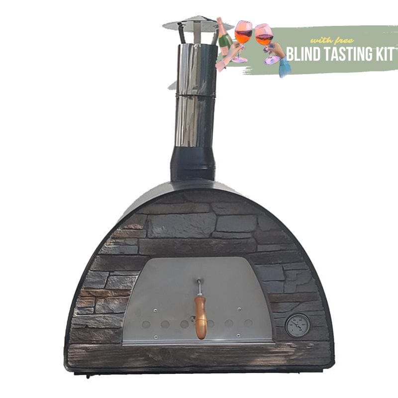 Black Maximus Arena Pizza Oven with Free Blind Tasting Kit