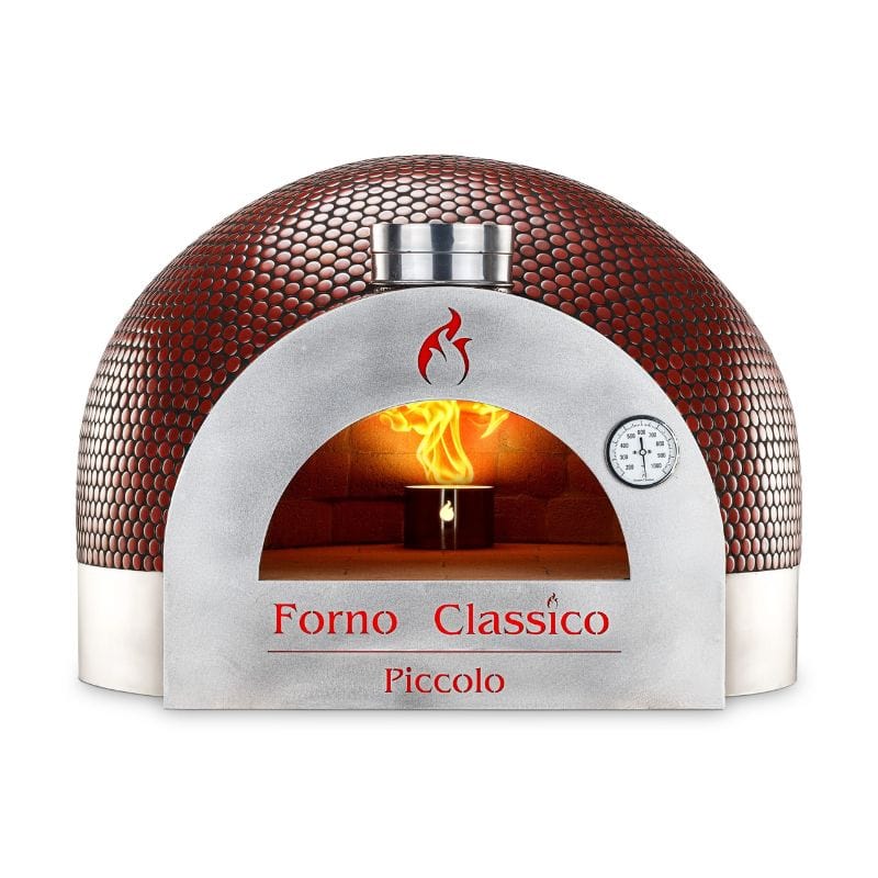 Front View of the Forno Classico Piccolo 65 Brick Oven in Cardinal