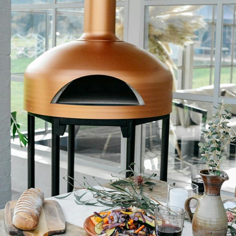 Polito Giotto Wood Fired Oven With Hexa Stand