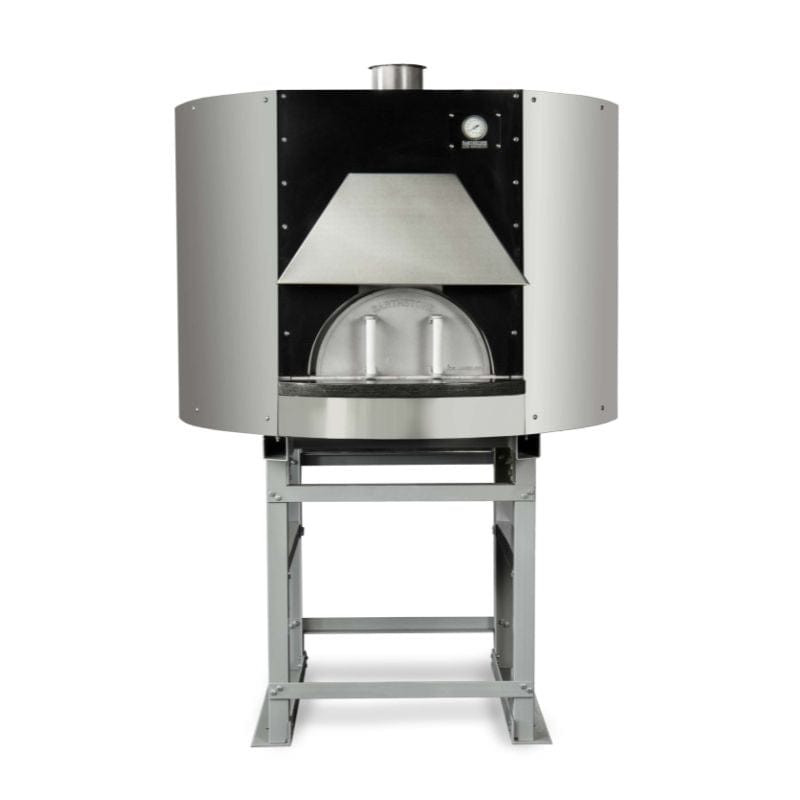 Earthstone Pre-Assembled Wood Oven Model-110-PA Stainless Steel Hood/Shelf front view