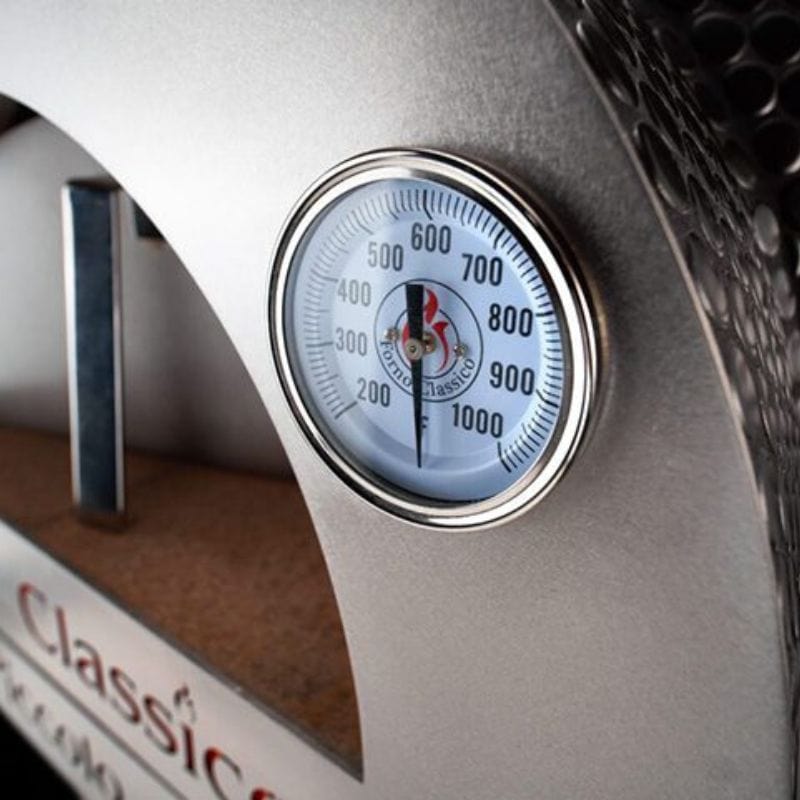 Close up of the Forno Classico Piccolo 65 Brick Oven Thermometer