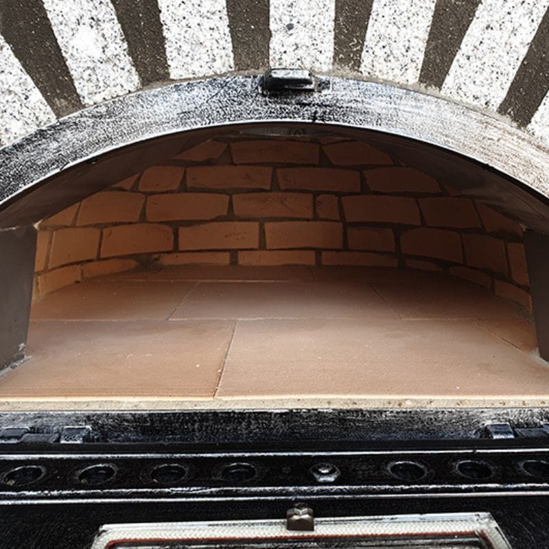 Inside the Pizzaioli Azul Granite Premium Pizza Oven