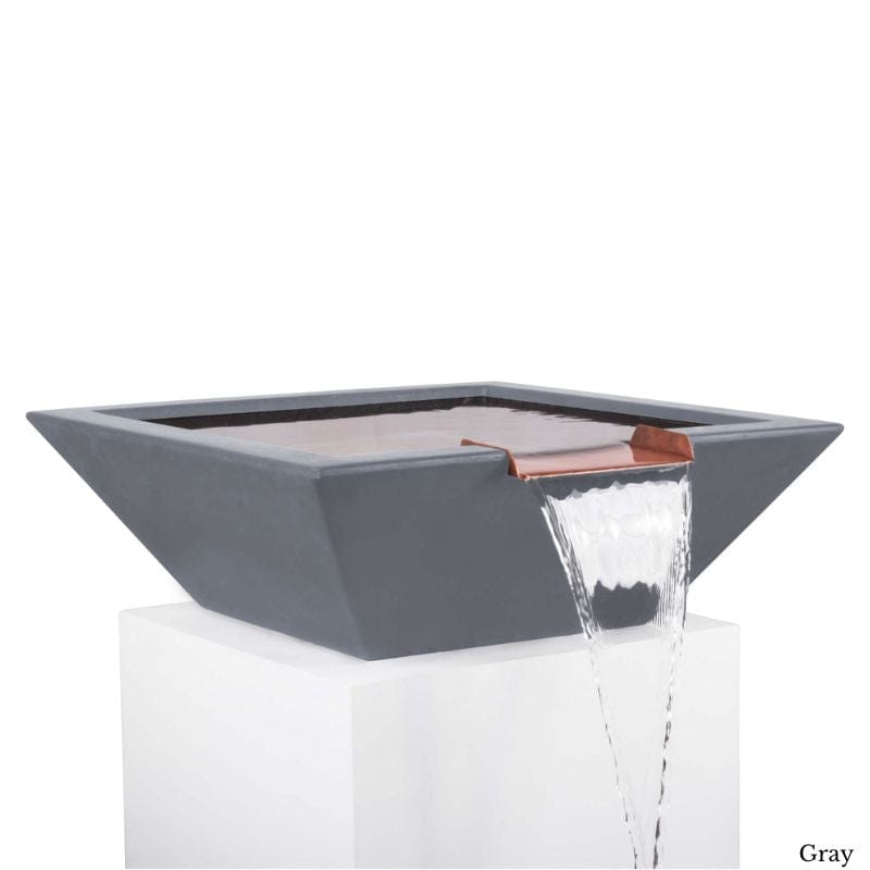 Maya Water Bowl - Concrete Gray