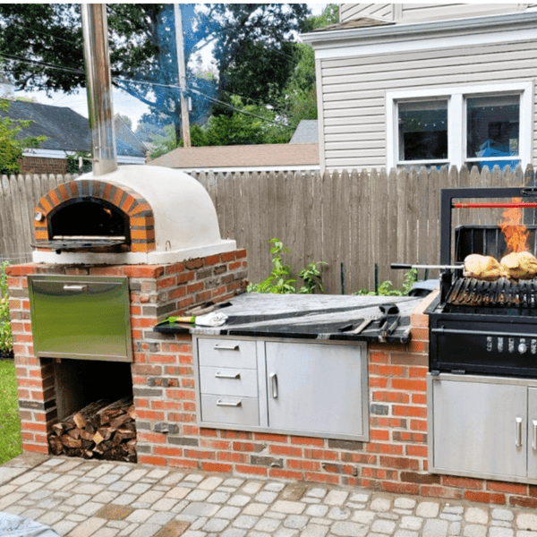 Brick Pizza Oven - Pizzaioli Rustic Arch Brick Oven - Patio & Pizza ...