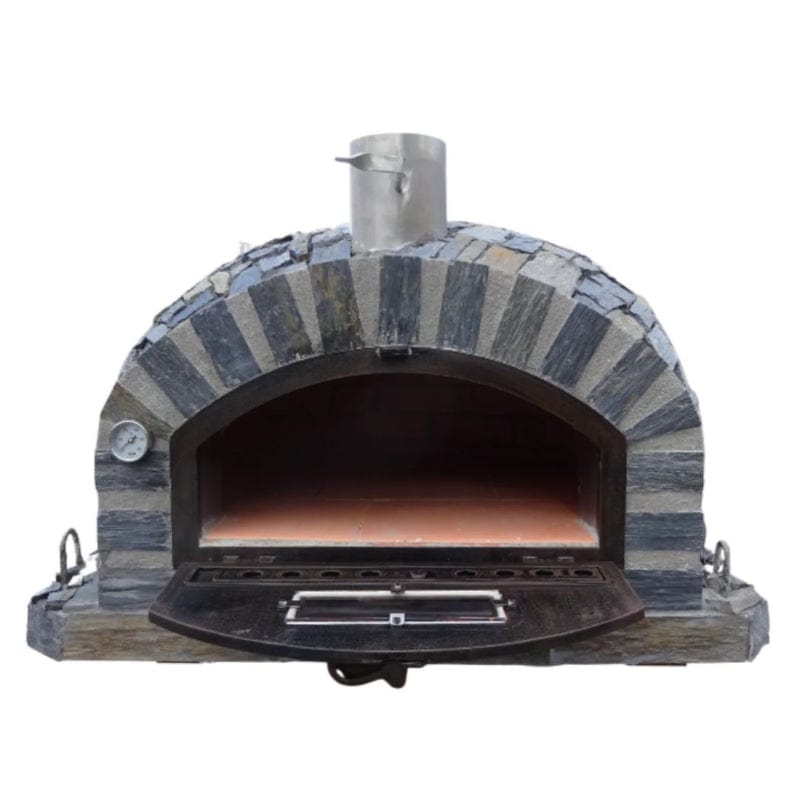 Pizzaioli Premium Stone Finish Front view with door open 