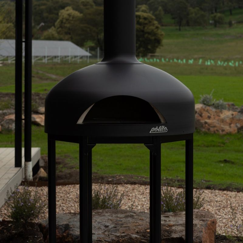 Polito Giotto Wood Fired Oven With Hexa Stand