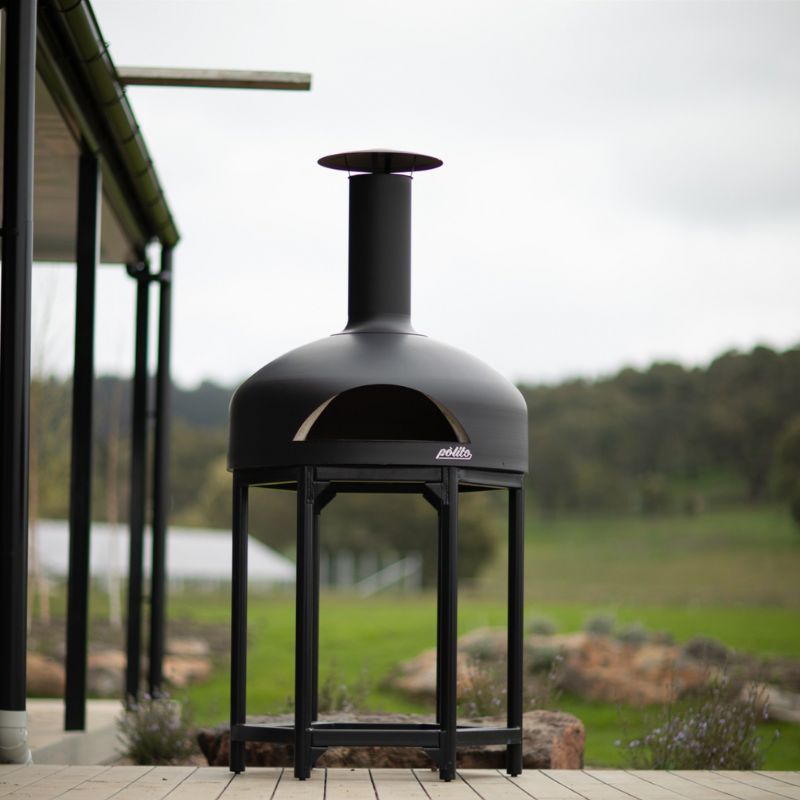 Polito Giotto Wood Fired Oven With Hexa Stand