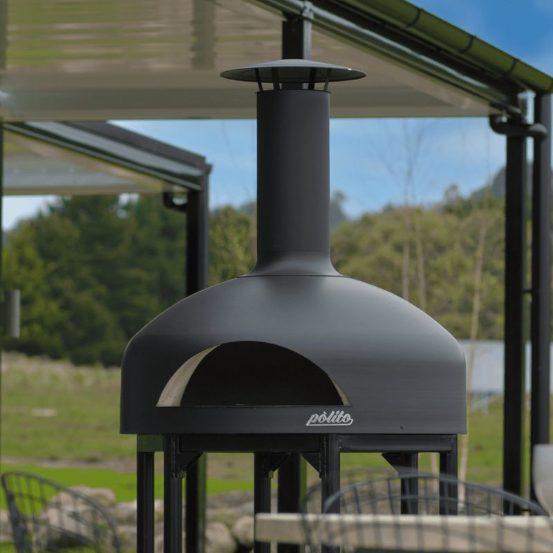 Polito Giotto Wood Fired Oven With Hexa Stand