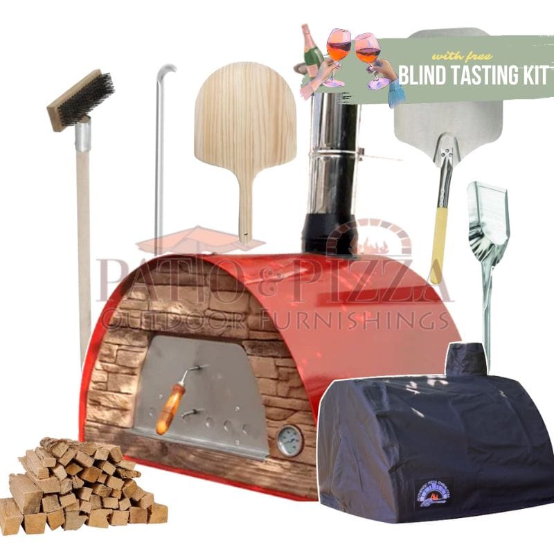 Red Maximus Arena Pizza Oven Bundle with free Blind Tasting Kit