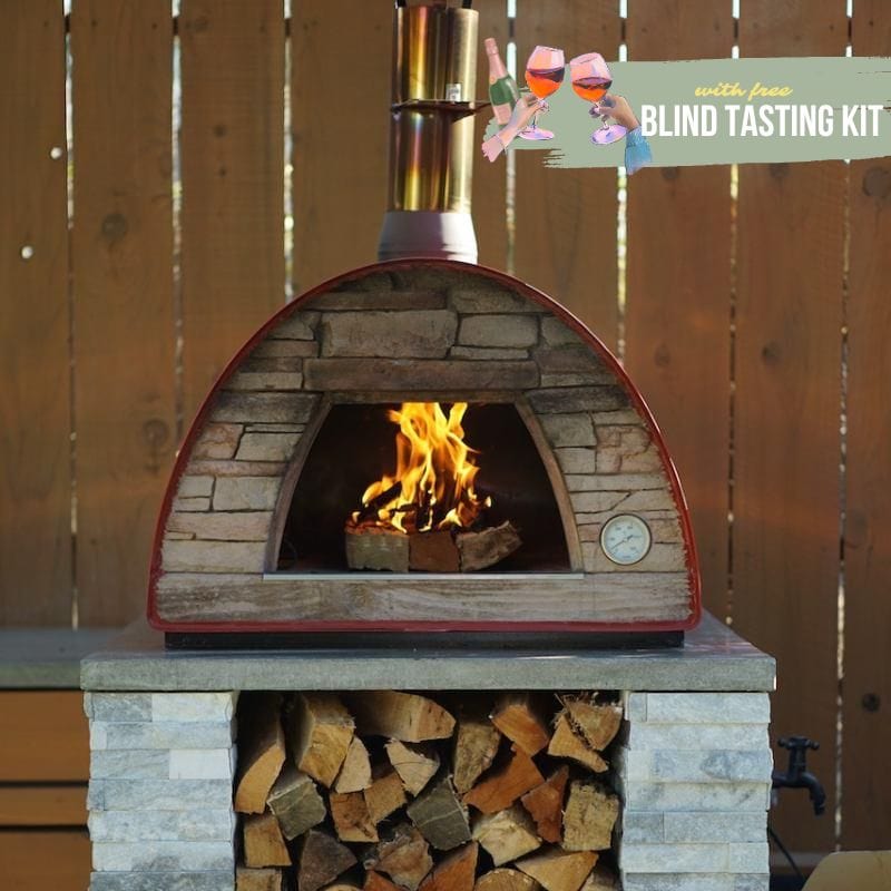 Red Maximus Arena Pizza Oven with Free Blind Tasting Kit