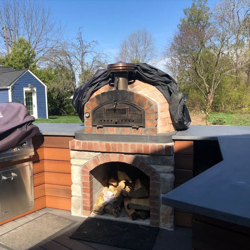 Pizzaioli Rustic Brick Wood Fired Pizza Oven