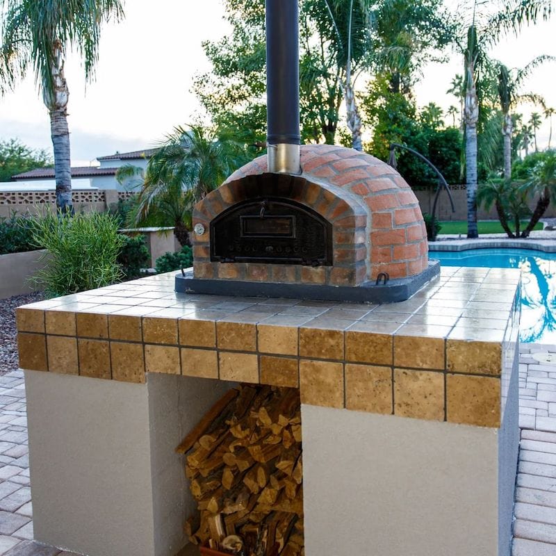 Pizzaioli Rustic Brick Wood Fired Pizza Oven