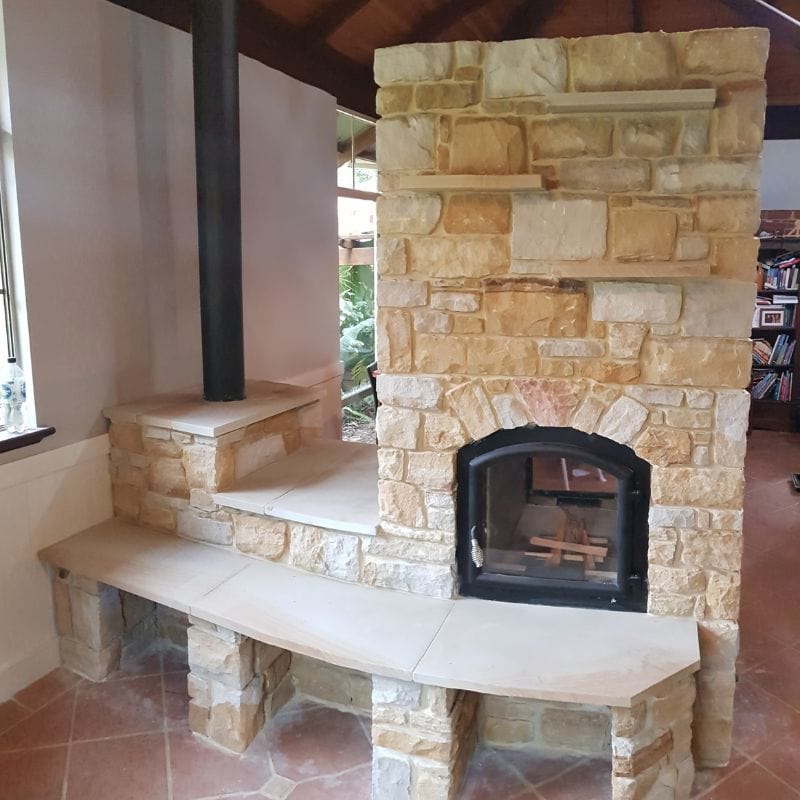 Temp-Cast Masonry Heater/Indoor Fireplace