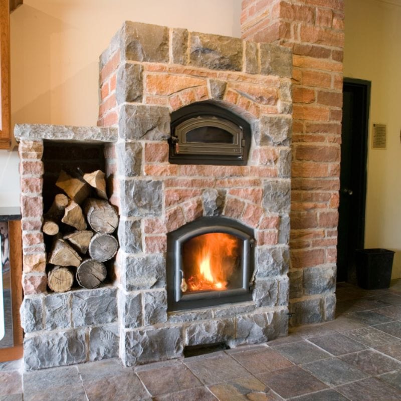 Temp-Cast Indoor Fireplace and Pizza Oven Combo