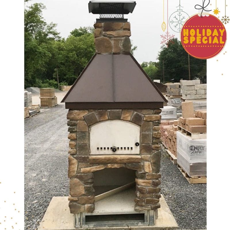 Round Grove DIY Brick Pizza Oven on Holiday Sale