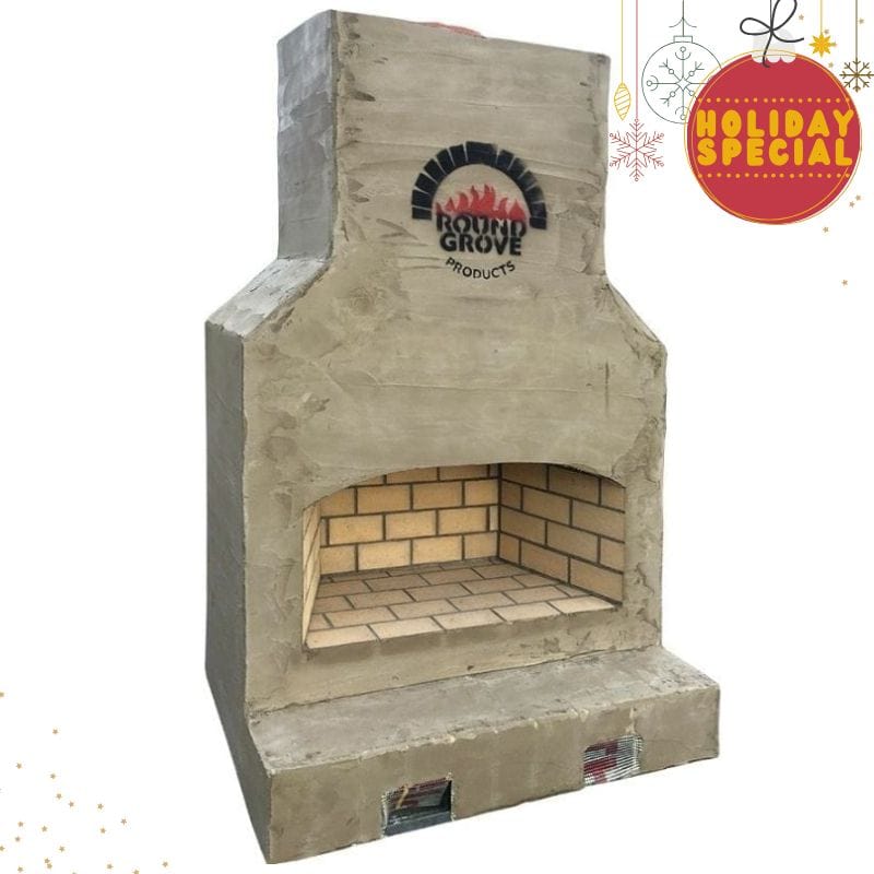 Round Grove Outdoor Fireplace on Holiday Sale