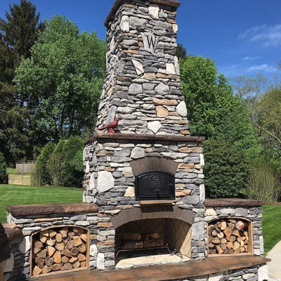 Outdoor Pizza Oven Fireplace | Round Grove Products Fiesta - Patio ...