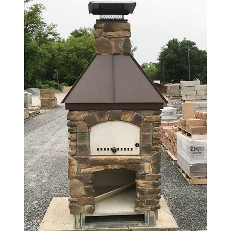 Outdoor Pizza Oven Fireplace  Round Grove Products Fiesta - Patio & Pizza  Outdoor Furnishings